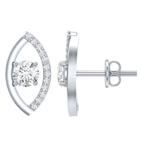 Certified Lab Grown Diamond Minimalist Stud Earrings