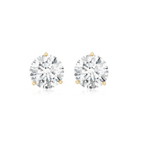 Certified Lab Grown Diamond Solitaire Earrings