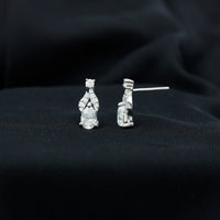 Certified Lab Grown Diamond Teardrop Stud Earrings
