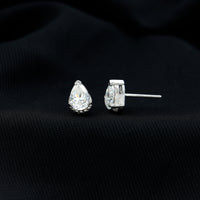 Certified Lab 5X7 MM Pear Diamond Designer Stud Earrings