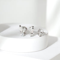 Certified Lab Grown Diamond Everyday Earrings With Screw Back