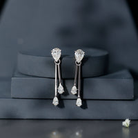 Certified Lab Grown Diamond Teardrop Dangle Earrings