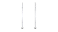 Certified Moissanite Big Hoop Earrings