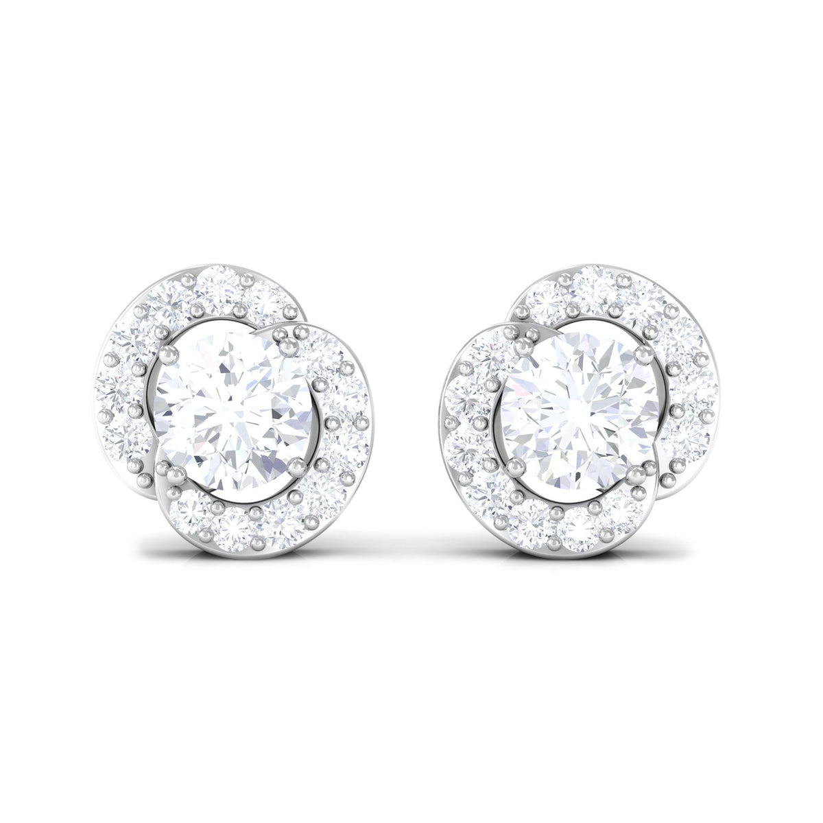 Certified Real Diamond Stud Earrings for Everyday
