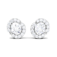 Certified Real Diamond Stud Earrings for Everyday