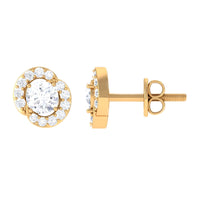 Certified Real Diamond Stud Earrings for Everyday