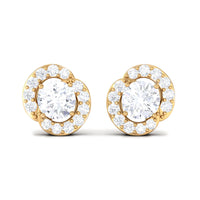 Certified Real Diamond Stud Earrings for Everyday