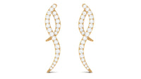 Minimal Diamond Stud Earrings with Certificate