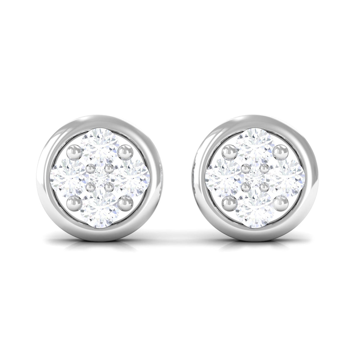 Genuine Diamond Studs with Screw Back