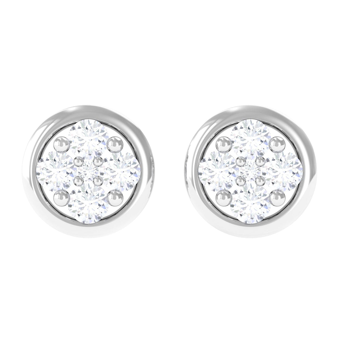 Genuine Diamond Studs with Screw Back
