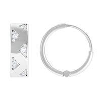 Certified Diamond Hoops For Women