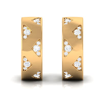 Certified Diamond Hoops For Women