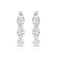 Certified Moissanite Big Hoop Earrings for Her
