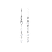 0.5 Carat Natural Diamond Dangle Earrings for Women