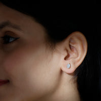 1.5 Carat Pear Cut Moissanite Teardrop Stud Earrings