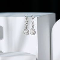 Certified Lab Grown Diamond Dangling Earrings