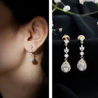 Certified Lab Grown Diamond Dangling Earrings
