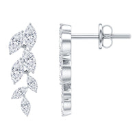 Certified Lab Grown Diamond Dangling Earrings for Women