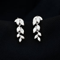 Certified Lab Grown Diamond Dangling Earrings for Women