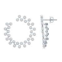 Certified Lab Created Diamond Statement Stud Earrings