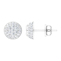 Certified Diamond Bridal Stud Earring with Screw Back