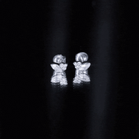 Marquise Shape Moissanite Stud Earrings with Screw Back