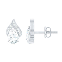 Classic 1.5 Carat Moissanite Stud Earrings with Screw Back