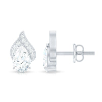Classic 1.5 Carat Moissanite Stud Earrings with Screw Back