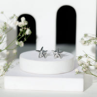 Diamond Starfish Stud Earrings for Women