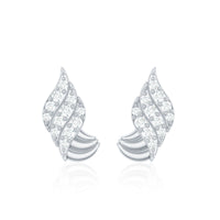Contemporary Diamond Stud Earrings with Certificate