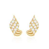 Contemporary Diamond Stud Earrings with Certificate