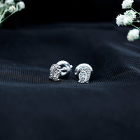 Natural Diamond Christmas Penguin Earrings With Certificate