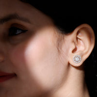 Certified Diamond Statement Ear Studs