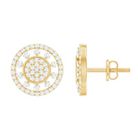 Certified Diamond Statement Ear Studs