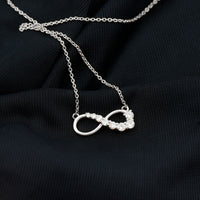 Diamond Infinity Pendant Necklace For Women