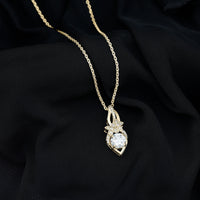 Lab Grown Diamond Flower Statement Necklace