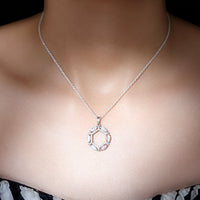 Vintage Style Lab Grown Diamond Wedding Designer Pendant