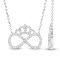 Lab Grown Diamond Crown Statement Necklace