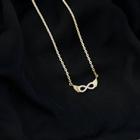 Sideways Pave Set Lab Grown Diamond Angel Wing Necklace