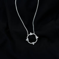 Certified Lab Grown Diamond Circle of Life Necklace