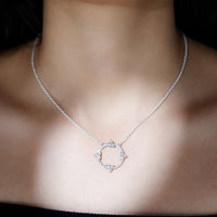 Certified Lab Grown Diamond Circle of Life Necklace