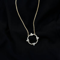 Certified Lab Grown Diamond Circle of Life Necklace