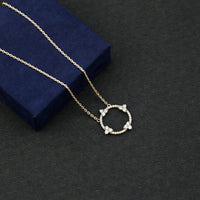Certified Lab Grown Diamond Circle of Life Necklace