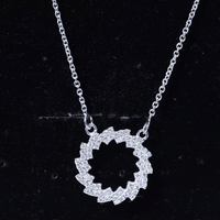 Lab Grown Diamond Designer Eternity Necklace