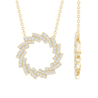 Lab Grown Diamond Designer Eternity Necklace