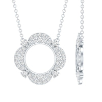 Certified Lab Grown Diamond Nature Inspired Necklace