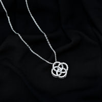 Certified Lab Grown Diamond Interlocking Circle Necklace