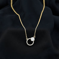 Certified Lab 6 MM Diamond Circle Of Life Necklace