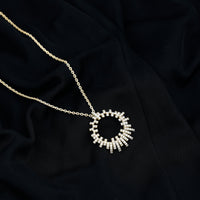 Certified Pave Set Lab Grown Diamond Eternity Necklace