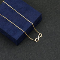 Certified Lab Grown Diamond Infinity Heart Necklace